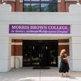 Morris Brown College lifted a mask mandate for students and employees. (Arvin Temkar/AJC file photo)