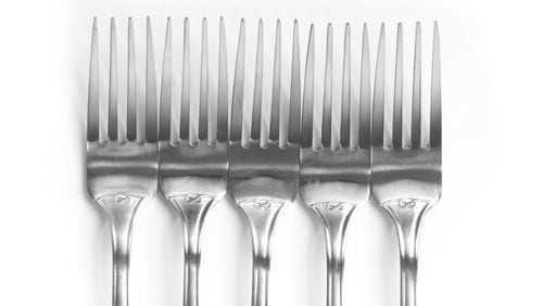 Five forks. Get it? (Stock image)