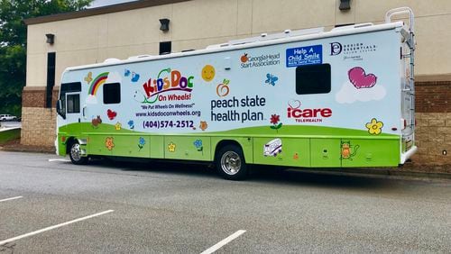 The mobile clinic is making stops around Georgia this year.