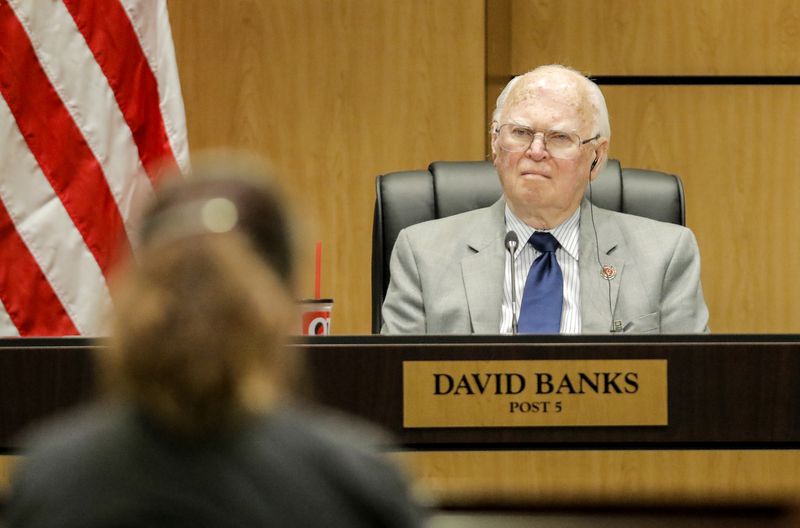 Board member David Banks has made several incendiary comments during his tenure on the Cobb County School Board. (Christine Tannous/AJC)