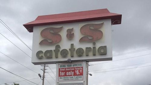S&S Cafeteria sign