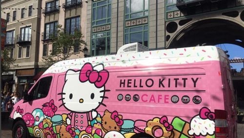 The Hello Kitty cafe truck rolls into town this weekend. Photo credit: FWD PR.