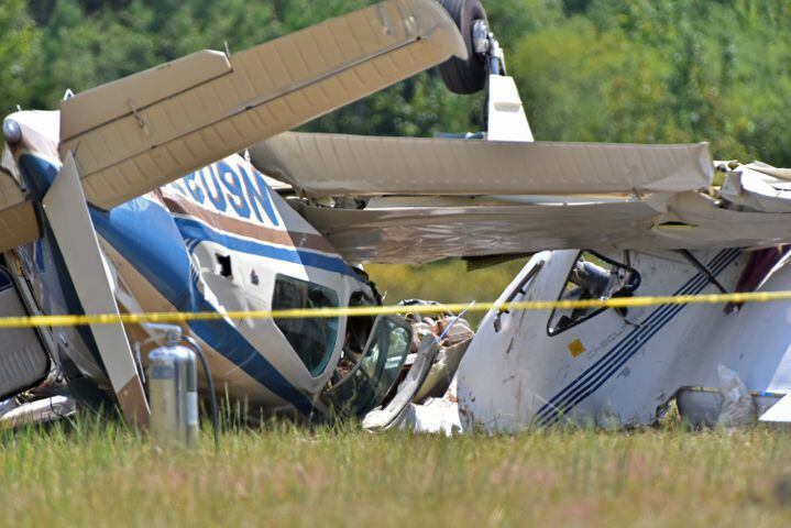 Two planes crash