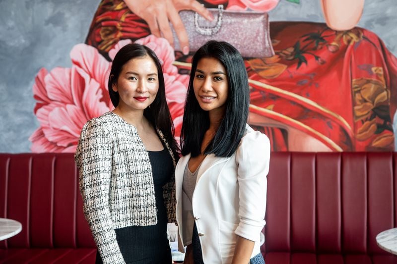Yao owner and director Adidsara Weerasin (left) and owner and manager Taya Denmark (right). (Mia Yakel for The Atlanta Journal-Constitution)