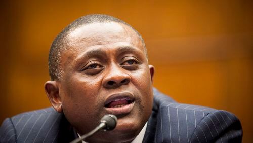 WASHINGTON, DC - JANUARY 12: Forensic pathologist and neuropathologist Dr. Bennet Omalu participates in a briefing sponsored by Rep. Jackie Speier (D-CA) on Capitol Hill on January 12, 2016 in Washington, DC. Dr.Omalu is credited with discovering chronic traumatic encephalopathy, or CTE, in former NFL players. (Photo by Pete Marovich/Getty Images)