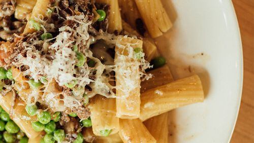 Red Wine-Braised Short Rib with Rigatoni. Credit: Camps Kitchen & Bar.