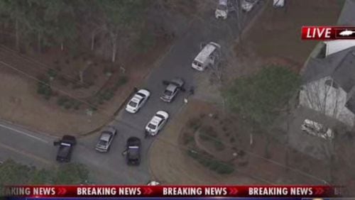 Two people were injured in a Gwinnett County stabbing Wednesday. (Credit: Channel 2 Action News)