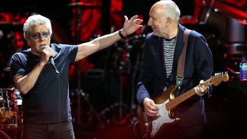 Roger Daltrey (left) and Pete Townshend were joined by their full band and the Atlanta Symphony Orchestra on Sept. 18, 2019, for their "Moving On!" tour.