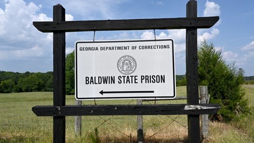 Exterior photo of Baldwin State Prison, 140 Laying Farm Road, Hardwick GA 31034, Thursday, July 27, 2023. (Hyosub Shin / Hyosub.Shin@ajc.com)