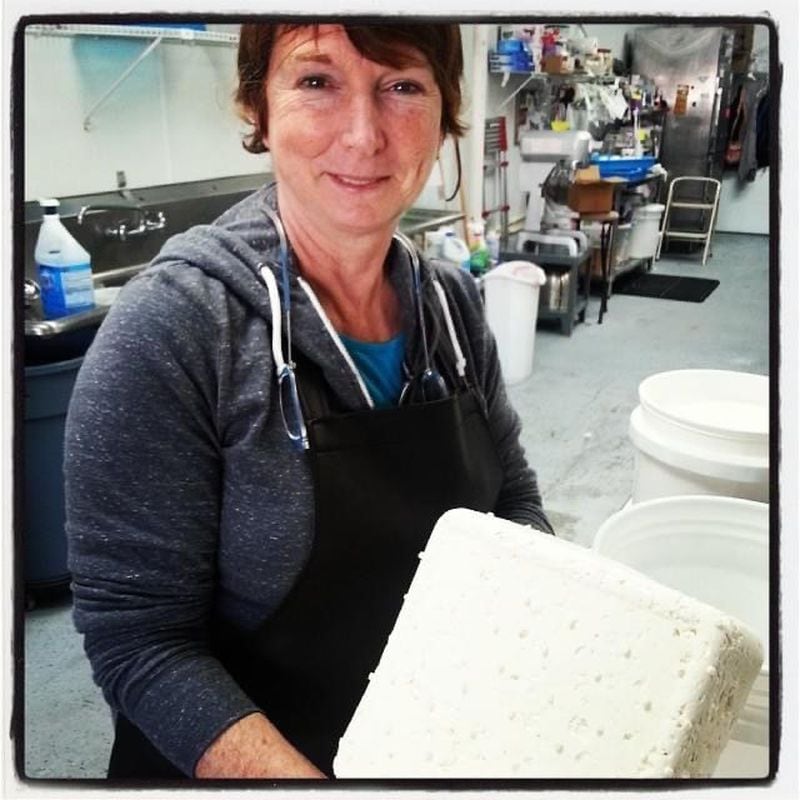 Robin Schick opened CalyRoad Creamery in 2008, making artisan goat’s milk and cow’s milk cheeses. Courtesy of CalyRoad 