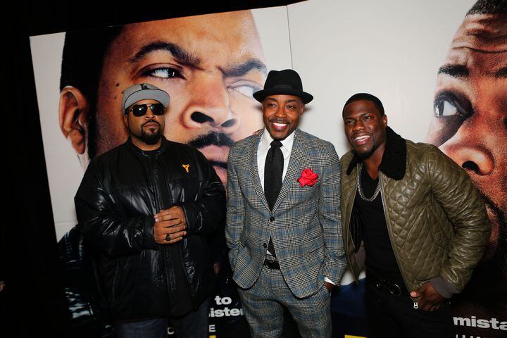 Kevin Hart, Ice Cube attend premiere