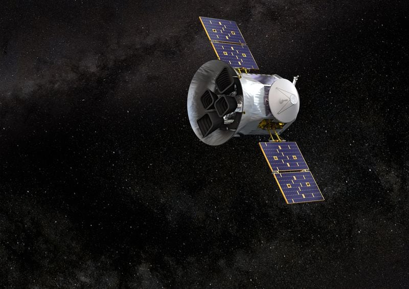 This conceptual image shows the Transiting Exoplanet Survey Satellite (TESS) mission, which is the next step in the search for planets outside of our solar system, including those that could support life.