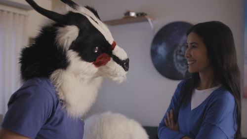 Lisa Ling on her fifth season of CNN's "This is Life With Lisa Ling," which returns Sunday, September 23, 2018. This is a scene from the final episode focused on men and women who dress up as furry animals. CREDIT: CNN