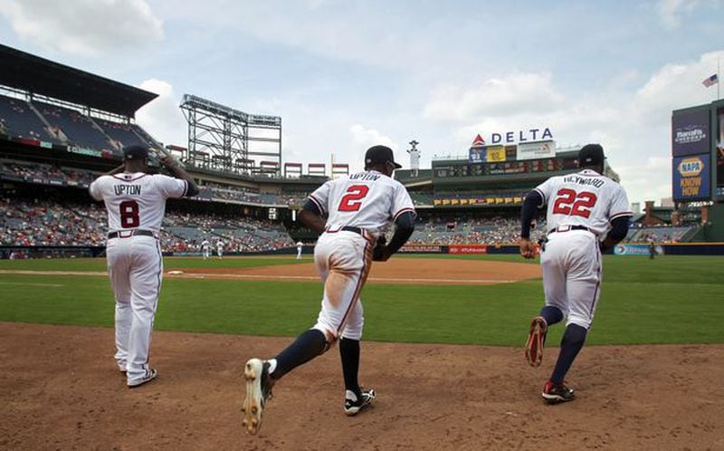 Things haven't gone the way the Braves expected with the outfield of Justin Upton, B.J. Upton and Jason Heyward in their first two seasons together. Now it remains to be seen if one or more of them is traded before next season.