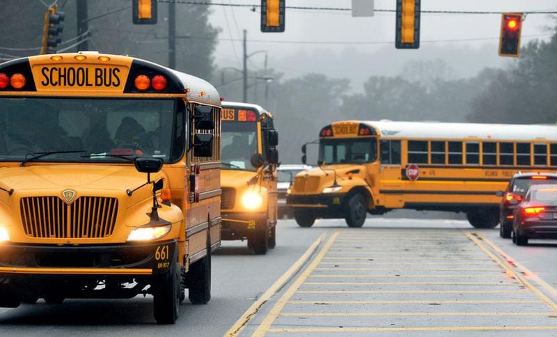 Georgia House Appropriations Chairman Terry England, R-Auburn, said one-third of the state's 15,000 school buses have exceeded their recommended life spans. The House approved a midyear budget this past week that includes the purchase of 500 new buses at a cost of $38.6 million. AJC file photo