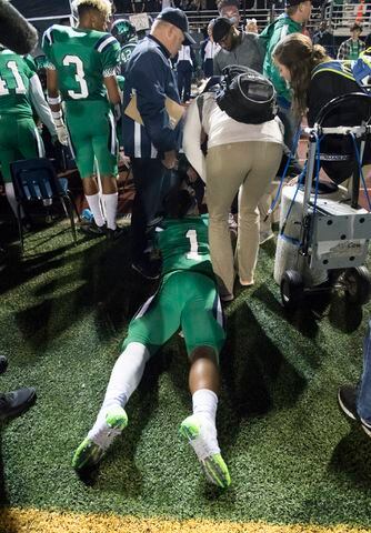 Photos: Georgia prize commitment Justin Fields injured in Harrison win