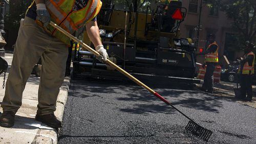 DeKalb County contractors have paved 50 miles of roads this year.