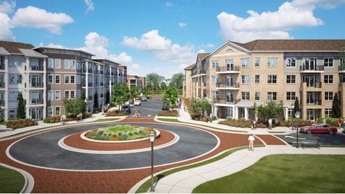 New renderings were released Monday of the megaproject being planned for downtown Lawrenceville. (City of Lawrenceville/Novare Group)