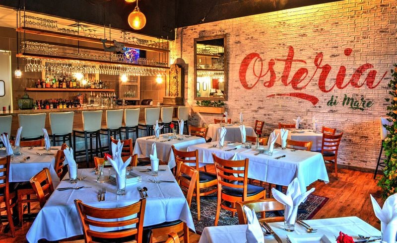 Osteria di Mare in Peachtree Corners is a good neighborhood spot. CHRIS HUNT / SPECIAL