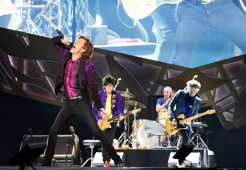 It's only rock 'n' roll, boys. Photo: Kevin Mazur, Getty Images.
