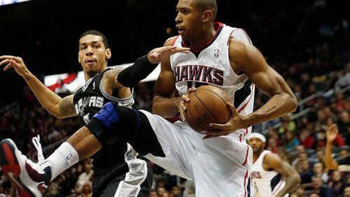 Hawks' Al Horford is averaging nearly 16 points per game to go along with 9.8 rebounds.
