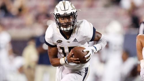 TaQuon Marshall of the Georgia Tech Yellow Jackets will likely remain the starting quarterback. (Photo by Joe Robbins/Getty Images)