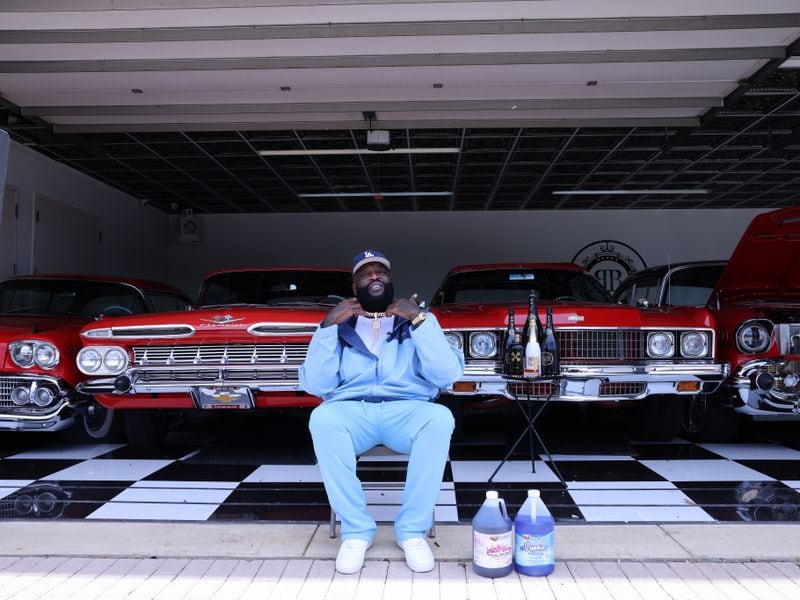 Rapper and entrepreneur Rick Ross at his home in Fayetteville, Georgia. Ross spoke with The Atlanta Journal-Constitution about his business endeavors and car show held on his property. (TYSON HORNE / TYSON.HORNE@AJC.COM)