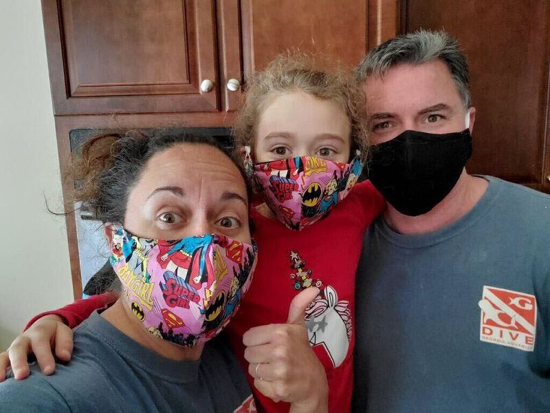Maren Wronowski, her daughter Stella, and Maren's boyfriend, Brad Krabbe formed a quaranteam several weeks ago. They teamed up with a small handful of people who are as careful as they are: they avoid crowded spaces, and wear face coverings when they go out in public.