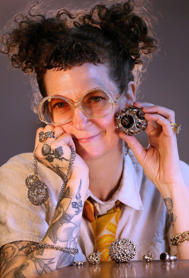 Jeweler Lola Brooks in her Athens studio. Curtis Compton/ccompton@ajc.com