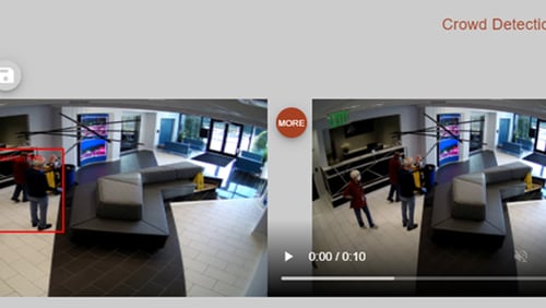 Peachtree Corners now uses camera technology inside its city hall that detects if visitors comply with COVID-19 protocols. (Courtesy City of Peachtree Corners)