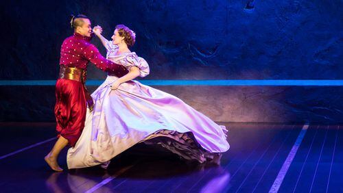 Laura Michelle Kelly (Anna Leonowens) and Jose Llana (King of Siam) lead the national tour of Rodgers & Hammerstein’s “The King and I.”CONTRIBUTED