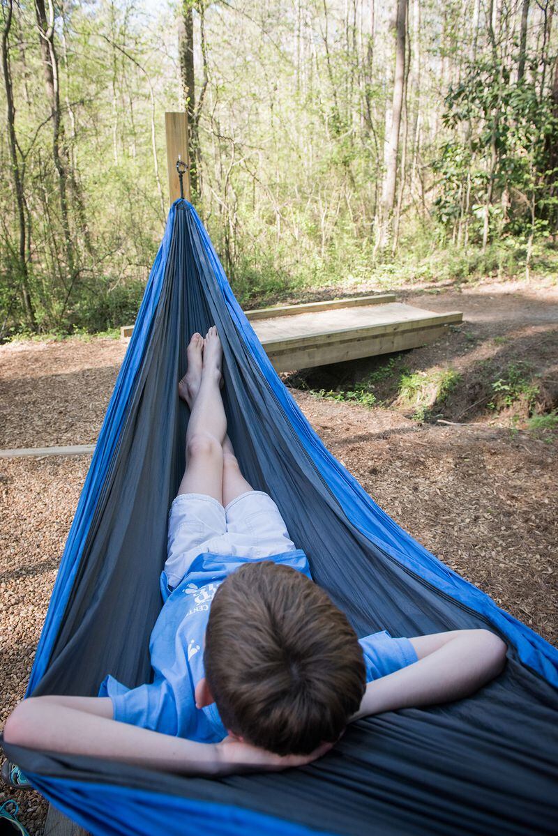 Sometimes you just want a little peace and quiet in the great outdoors. 
Courtesy of the Dunwoody Nature Center.