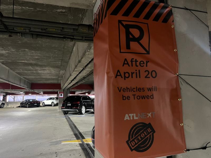 Hartsfield-Jackson International Airport is preparing for a major construction project on the domestic terminal's South parking deck.