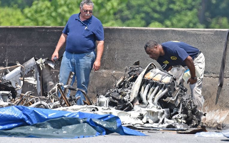 Plane crash I-285 Atlanta