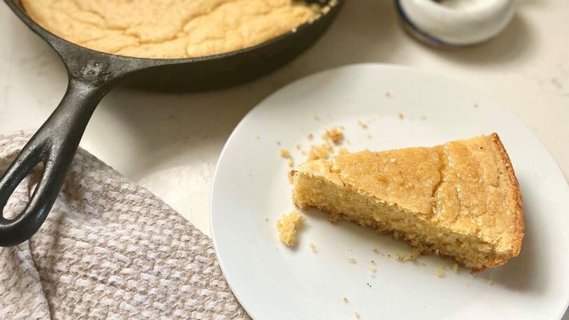 Quality stone-ground cornmeal and whole-fat buttermilk star in skillet cornbread but the flavor and texture of these ingredients lend themselves to other baked goods. Sarah Dodge for The Atlanta Journal-Constitution