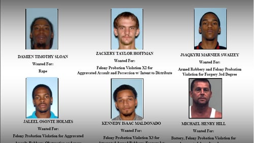 The Gwinnett County Sheriff's Office is looking for these six men.