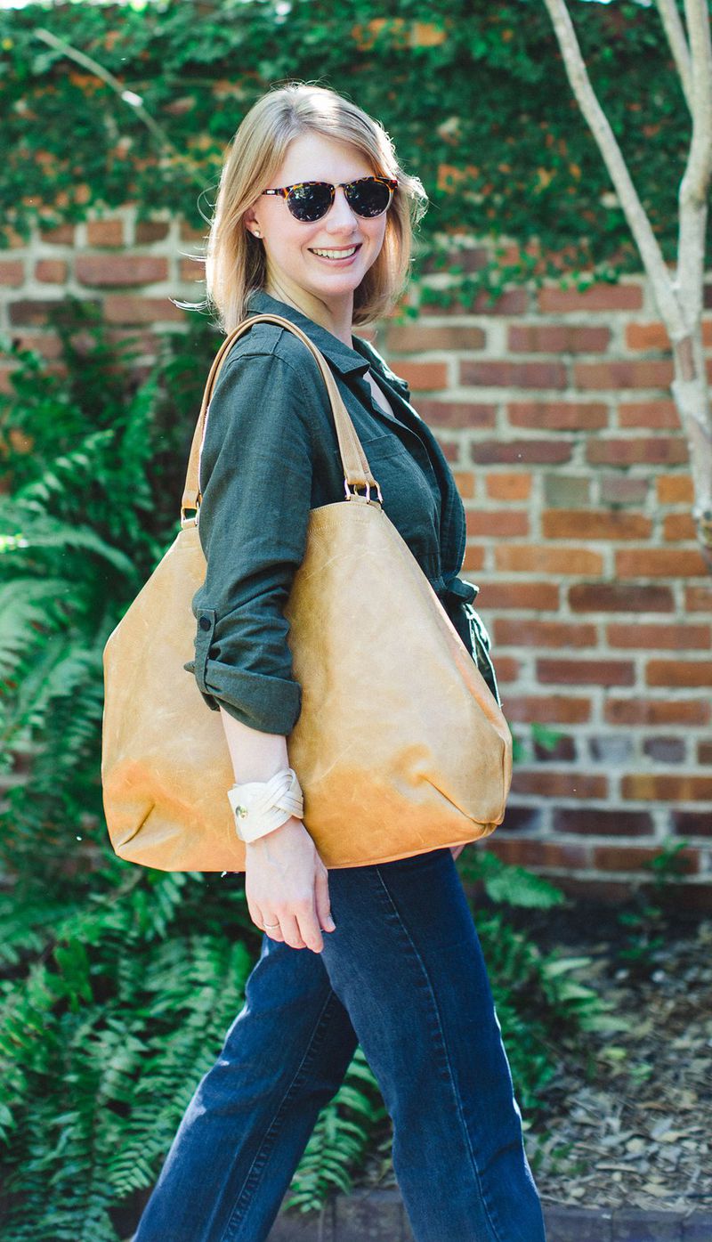 In Savannah, Satchel makes yummy leather bags and accessories. 
