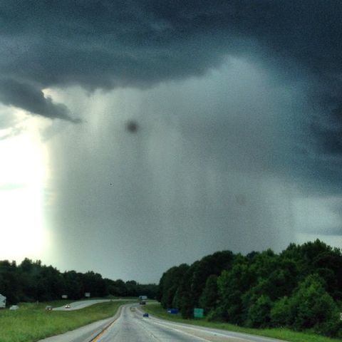 July 17, 2013: Readers share pics on social media with #atlweather, #atlstorms