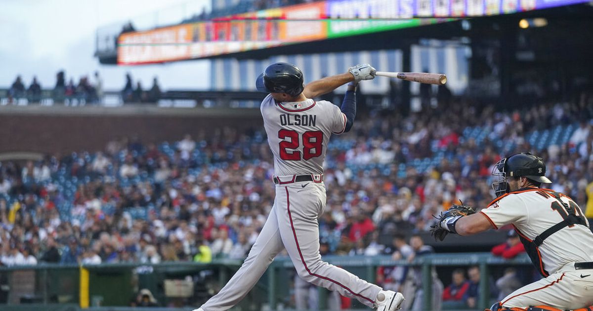 After hectic year, Braves' Matt Olson settled in, fixed his swing, now  looks ready to soar - The Athletic