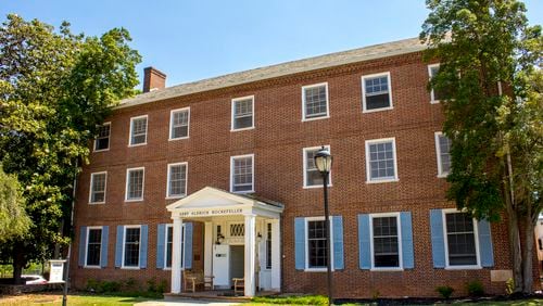 Abby Aldrich Rockefeller Hall, a 125-bed residence hall at Spelman College, is undergoing renovations.