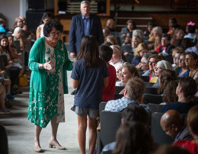 U.S. Supreme Court Justice Sonia Sotomayor answers questions from the young and old members of the audience during her appearance on the Agnes Scott College campus during the AJC Decatur Book Festival  Sunday, September 1, 2019.  (Photo: STEVE SCHAEFER / SPECIAL TO THE AJC)