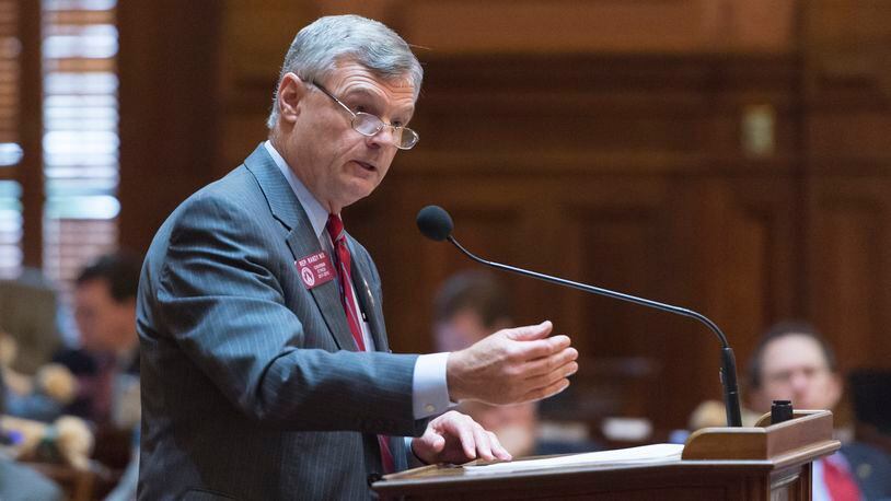 Georgia House Ethics Chairman Randy Nix told legislators Monday that comments by state Rep. Kasey Carpenter, a Republican from Dalton, violated sexual harassment rules. DAVID BARNES/SPECIAL