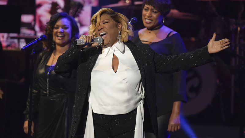 Patti LaBelle performing at the "Aretha! A Grammy Celebration For The Queen Of Soul" tribute Jan. 13 in Los Angeles.