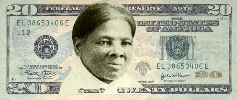 Concept art of Harriet Tubman on the $20 bill. (Photo courtesy Women on 20s/TNS)