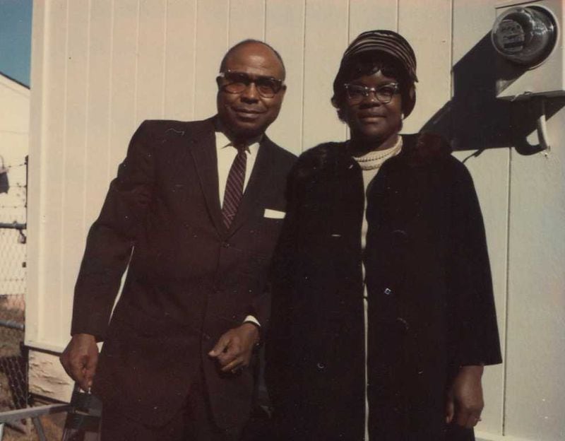 Austell Rev. Emma Rowland with her late husband George Parker. Photo courtesy of Rowland's granddaughter Cheryl Clark Pope.