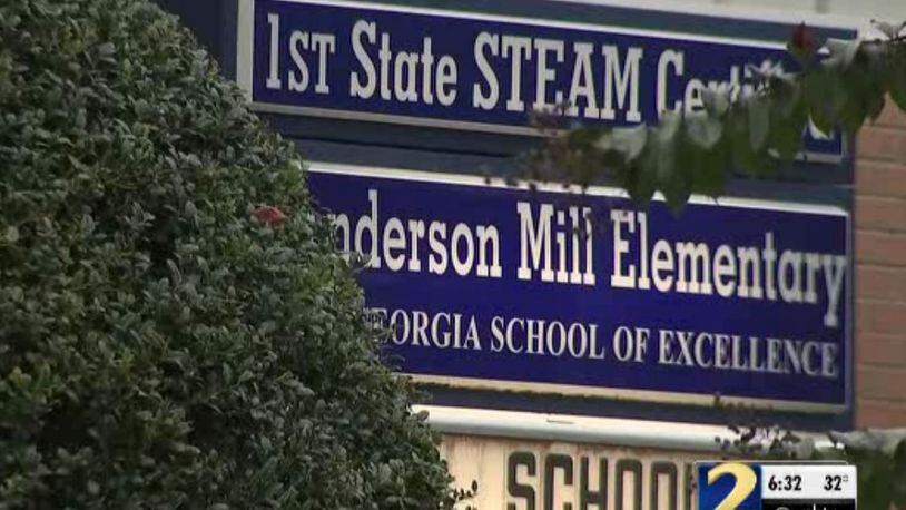 Tara Gilmore told Channel 2 Action News her 10-year-old son, Austin, was instructed to stand outside in the rain at Henderson Mill Elementary School on Monday after goofing off in gym class.