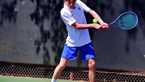 Chamblee's Jacob Dorland got the win at No. 1 singles to help the Bulldogs beat Northgate and advance to the Class 5A quarterfinals.