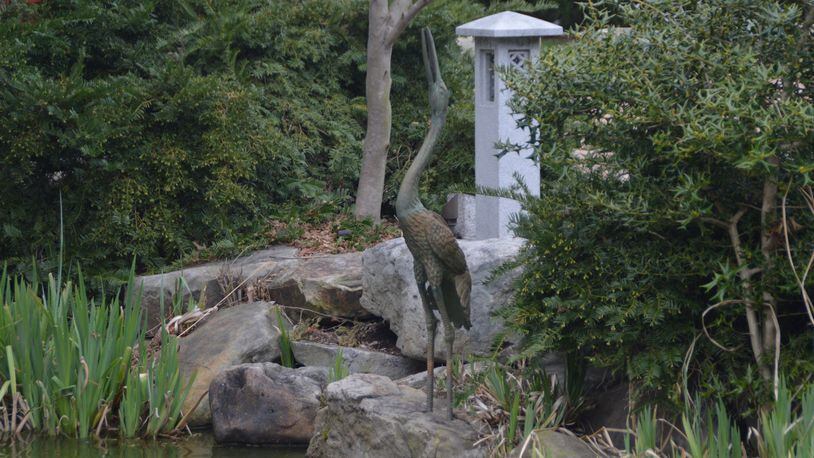 A waterfront oriental garden in Norfolk, Va., offers bronze art work, walking paths and access to a coastal running trail. (Myscha Theriault/TNS)