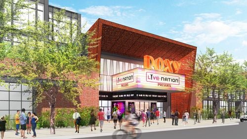The Atlanta Braves and Live Nation announced a partnership on a new entertainment venue at SunTrust Park that will be known as the Roxy Theatre. Source: Atlanta Braves