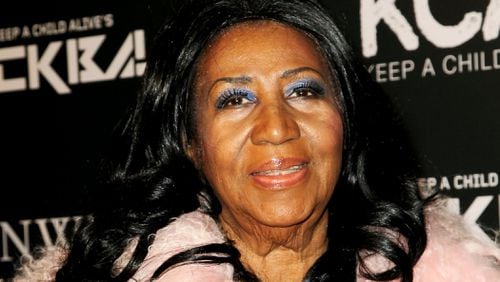 This Oct. 30, 2014 photo released by Starpix shows Aretha Franklin at the Keep A Child Alive's Annual Black Ball at the Hammerstein Ballroom in New York. (AP Photo/Starpix, Aurora Rose) Franklin, on Oct. 30 at an event in New York. (The singer did not allow press photographers at her Fox show.) Photo: AP